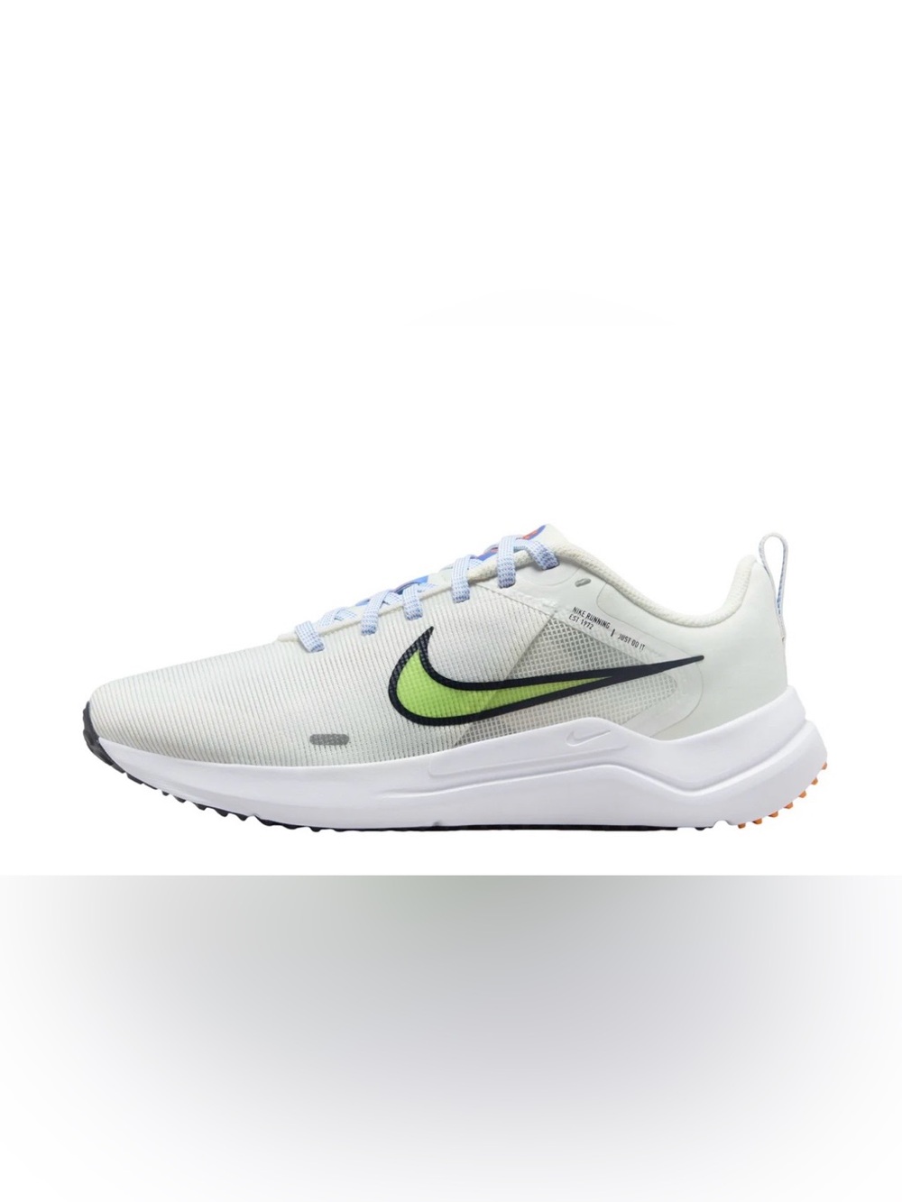 Nike Women's Downshifter 12 Running Shoes Summit White Lime Blast Size 9 NWT
